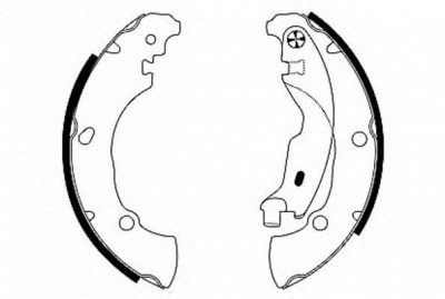 HELLA PAGID 8db355001851 -  Комплект тормозных колодок